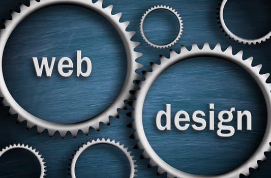Web Design - Cogwheel Business Concept