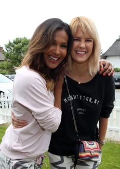 Marie Amiere und  Monica Ivancan  ,.Juvia Men Kollektionspraesentation by Different Fashion mit Charity Fussball  in Kampen auf Sylt