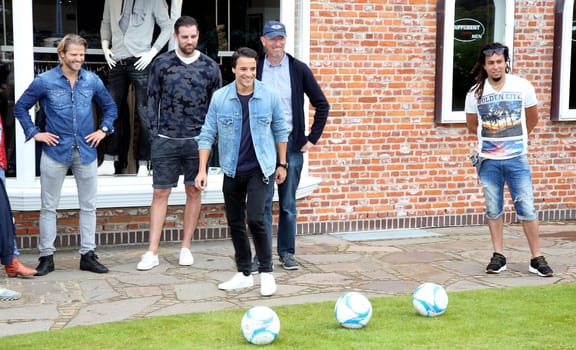 Kostja Ullmann, .Juvia Men Kollektionspraesentation by Different Fashion mit Charity Fussball  in Kampen auf Sylt