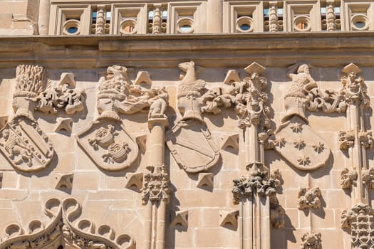 Jabalquinto Palace facade details, Baeza, Spain