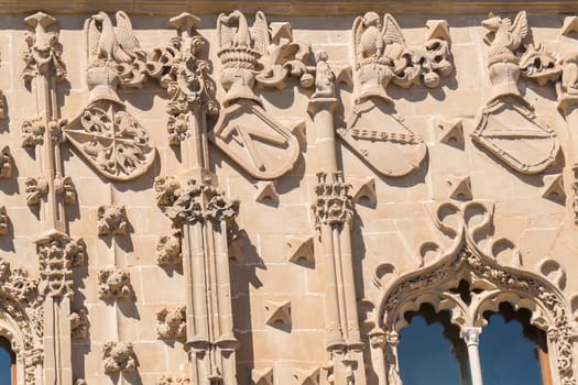 Jabalquinto Palace facade details, Baeza, Spain