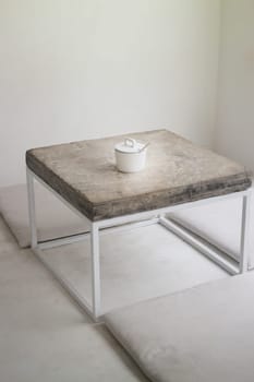 Minimal styled with concrete table top, stock photo