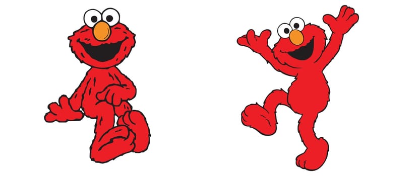 elmo animation illustration kids cartoon