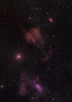 Star field in space a nebulae and a gas congestion. Elements of this image furnished by NASA . 3D rendering
