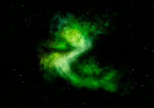 Small part of an infinite star field of space in the Universe. Elements of this image furnished by NASA . 3D rendering