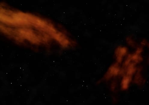 Star field in space a nebulae and a gas congestion. Elements of this image furnished by NASA . 3D rendering