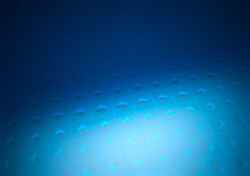 Dimensional abstract geometric polygon backdrop. 3D rendering.