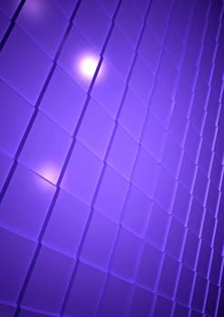 Dimensional abstract geometric polygon backdrop. 3D rendering.