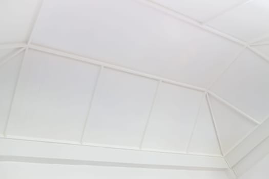 Vintage white building hall interior, stock photo