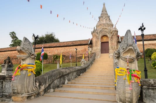 Ancient Buddhist temple of Wat Phra That Lampang Luang in Lampang,Thailand