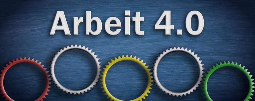 Work 4.0,Digital Change,Gears