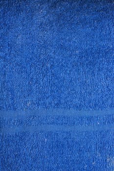towel texture blue macro