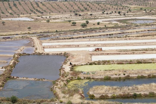 Salt production by evaporation