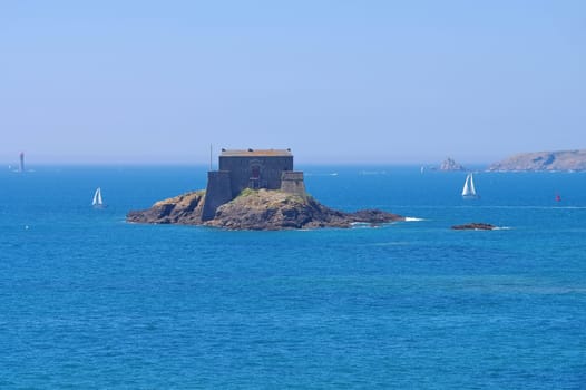 Saint-Malo Fort du Petit Be in der Bretagne,Frankreich - Saint-Malo Fort du Petit Be in Brittany,France
