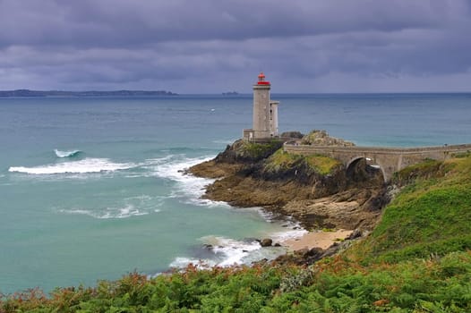 Petit Minou lighthouse in Brittany - Petit Minou lighthouse in Brittany,France