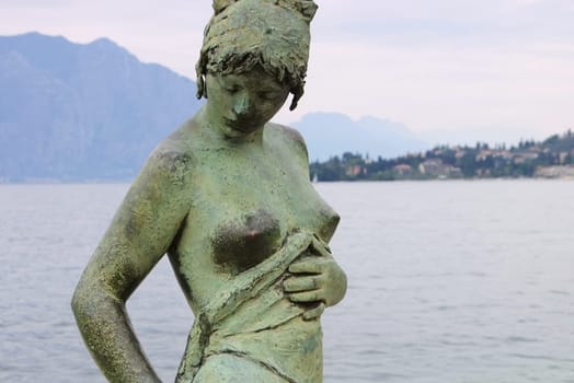 Cassone di Malcesine Statue - Cassone di Malcesine Statue on Lake Garda in Italy