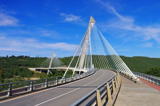 Pont de Terenez in Brittany,France - Pont de Terenez,Brittany in France