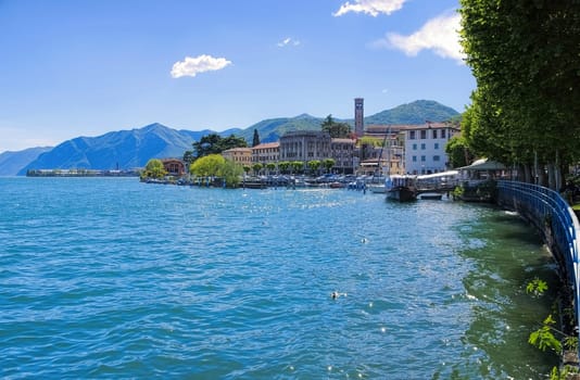 Lovere on Lake Iseo - Lovere Iseo lake,Lombardy in Italy
