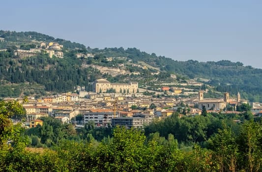 City view Fossombrone,Marche in Italy - Cityscape,Fossombrone in Marche,Italy