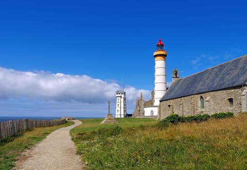 Phare de Saint-Mathieu in der Bretagne,Frankreich - Phare de Saint-Mathieu in Brittany,France