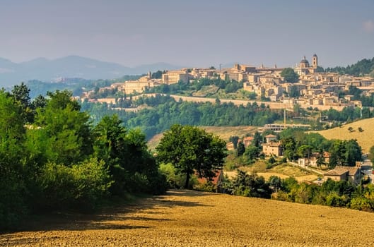 Urbino in Marche,Italy - View of Urbino,Marche in Italy