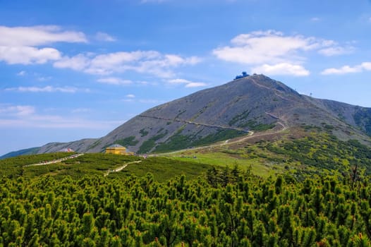 Schneekoppe im Riesengebirge - the mountain Sniezka in Giant Mountains