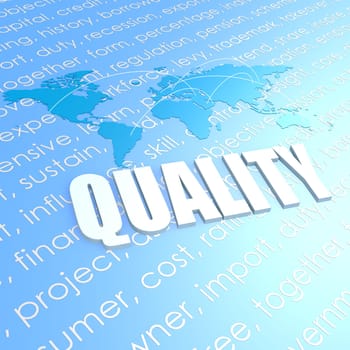 Quality world map