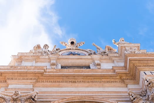 exterior of the famous st peter's basilica in vatican city