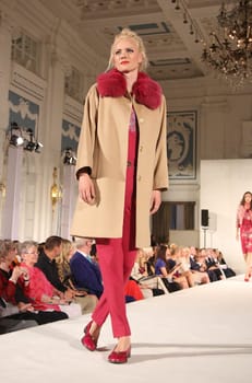Franziska Knuppe ,. Liz Malraux Fashion Show Winter 2017 at Hotel Atlantic,Hamburg