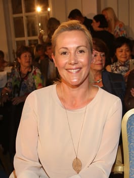 Bettina Wulff  bei der  Liz Malraux Modenschau Winter 2017 im Hotel Atlantic, Hamburg