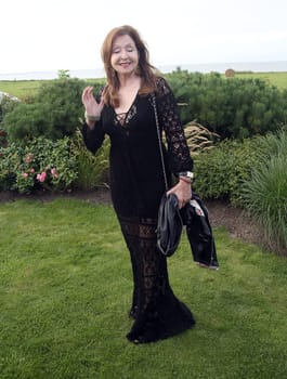 Vicky Leandros,. Manfred Baumann invited to the yearly crab dinner in his house in Morsum - Sylt