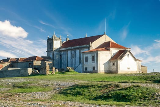 Church in the beautiful Cabo Espichel, Portugal