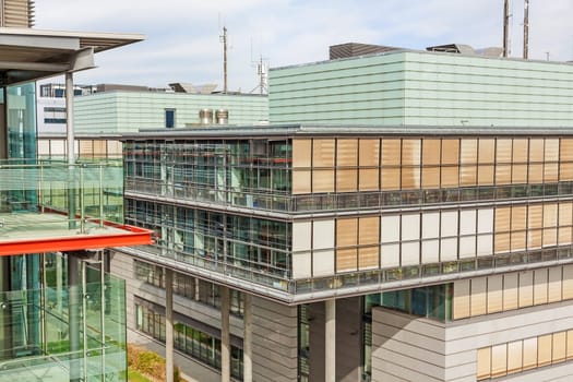 Modern office buildings