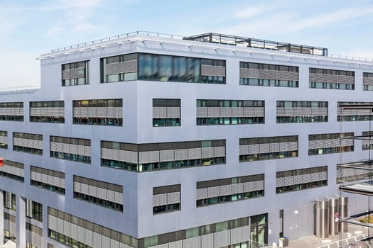 Modern office buildings
