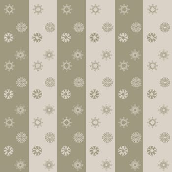 Christmas snowflakes seamless background. New year vector illustration.