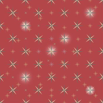 Christmas star background. New year vector illustration.