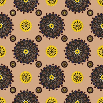 Bright Varicolored seamless pattern background. Vector illustration.