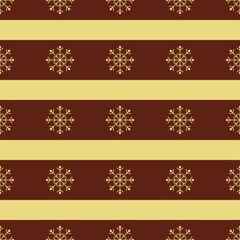 Christmas snowflakes seamless background. New year pattern vector illustration.