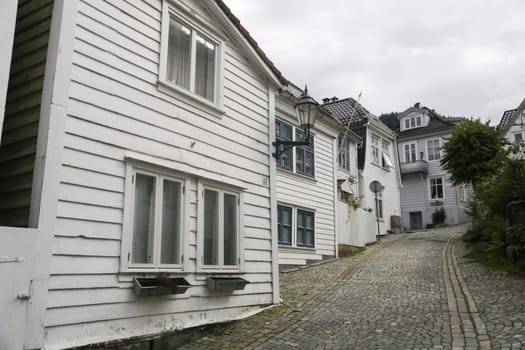 Traditional houses in the old town of Bergen - Skuteviken - Stolen