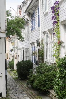 Traditional houses in the old town of Bergen - Skuteviken - Stolen