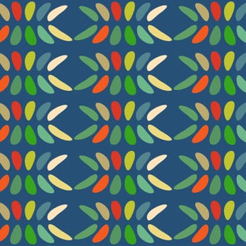 Ovals colorful abstract background. Vector illustration oval.