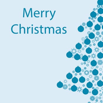 Christmas card background. New year vector illustration.