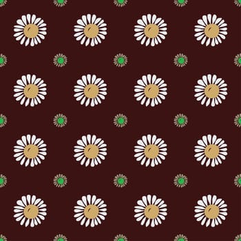 Seamless flower pattern. Vector texture Floral seamless backgrounds.