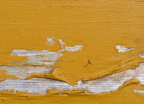 peeling paint texture yellow cracked color wooden plank old weathered background