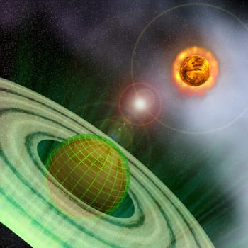 Planets of the future will have a magnetic grid surrounding them to ward off comets and asteroids.