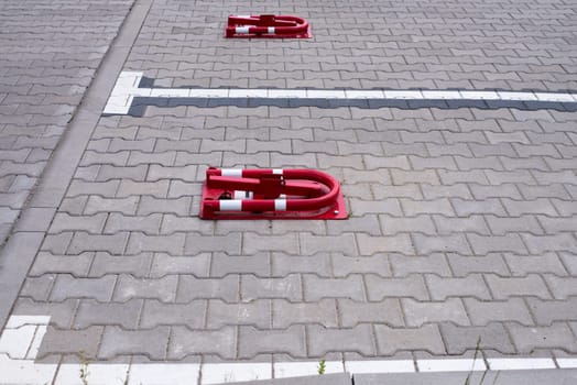 close up on car parking