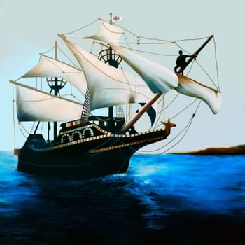 The Golden Hind was an English galleon ship best known for circumnavigating the globe and was captained by Sir Francis Drake.
