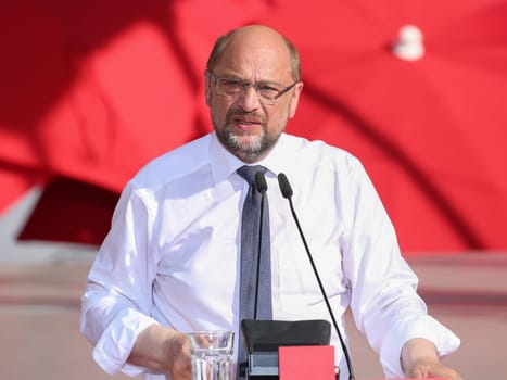 Martin Schulz,SPD party chairman and chancellor candidate on 28.08.2017 in Magdeburg