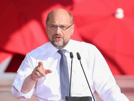 Martin Schulz,SPD party chairman and chancellor candidate on 28.08.2017 in Magdeburg