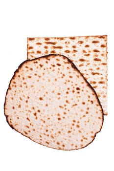 Isolated Round and Square Matzah Shmura Saved Jewish Pesach Tradition